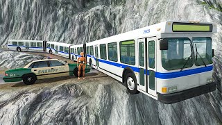 Articulated Bus Crashes 1  BeamNG DRIVE  SmashChan [upl. by Card662]