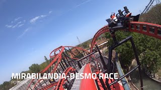 Desmo Race Roller Coaster POV  Ducati World at Mirabilandia [upl. by Jochebed187]