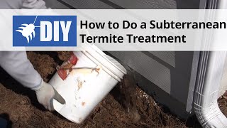 How To Do a Subterranean Termite Treatment [upl. by Stephannie272]