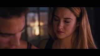 Divergent Teaser Clip  Tris and Fours kiss [upl. by Annehs]