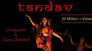 TANDAV  Choreography by Sayani Chakraborty Times music spiritual  Shankar Mahadevan [upl. by Wit]