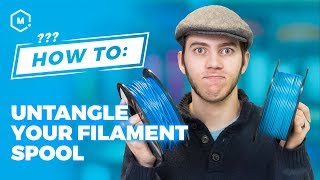 How To Untangle Filament  Filament Guide [upl. by Ann]