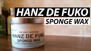 Hanz de Fuko Sponge wax  Product review  JT Williams [upl. by Olathe]