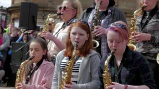 Baker Street Saxophone Event  Paisley 2021 [upl. by Labors805]