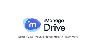 Introducing iManage Drive [upl. by Julee]