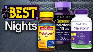 ✅ TOP 5 Best Melatonin For Sleep Today’s Top Picks [upl. by Eelarat]