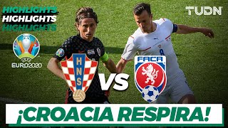 Highlights  Croacia vs República Checa  UEFA Euro 2020  Grupo EJ2  TUDN [upl. by Ahseek111]