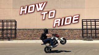 How to Ride a Honda Grom  Beginners Guide [upl. by Malynda]