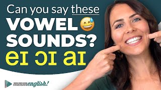 Pronunciation Practice 👄 Difficult Vowel Sounds DIPHTHONGS [upl. by Nachison]