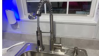 Watch Before You Buy the Kraus Commercial Kitchen Faucet kitchenfaucet krausfaucet [upl. by Kerril380]