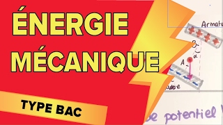 Energie Mécanique Cinétique et Potentielle  Exercice Type Bac  Mathrix [upl. by Ennaeiluj]