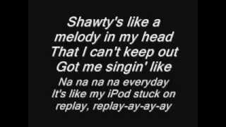 Shawty Like a Melody lyrics [upl. by Mellisa671]