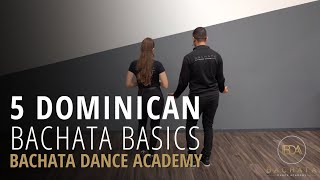 Dominican Bachata Footwork amp Partnerwork  Demetrio amp Nicole  Bachata Dance Academy [upl. by Eimoan720]