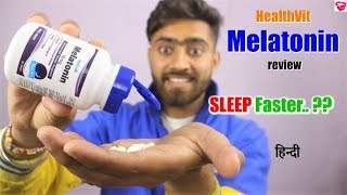 Sleep Faster using Melatonin  HealthVit Melatonin review  QualityMantra [upl. by Wootan]