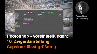 Photoshop  Voreinstellungen 10 Zeigerdarstellung Capslock lässt grüßen [upl. by Oremor430]