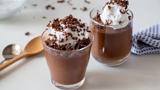 2 Ingredient Chocolate Mousse  Eggless Chocolate Mousse  Quarantine Recipes  withme [upl. by Beora]