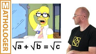 Math in the Simpsons Homers theorem [upl. by Oj532]