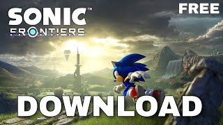 SONIC FRONTIERS Game on PC [upl. by Chloe]