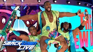 The New Day returns with a warning for The Usos SmackDown LIVE May 30 2017 [upl. by Yddor]