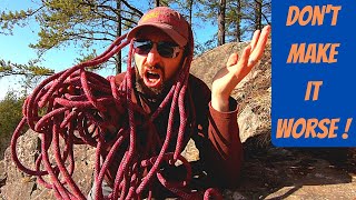 5 Steps to Untangle any Rope [upl. by Nagap]