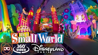 5K 360 its a Small World Ride  Disneyland Paris 360° POV [upl. by Ricarda]