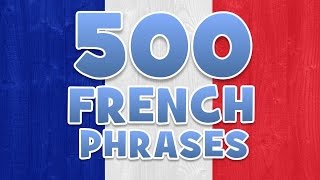 500 FRENCH PHRASES AND WORDS [upl. by Toile597]