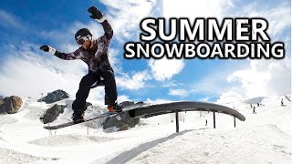 Epic Summer Snowboarding in Zermatt Switzerland [upl. by Dryden96]