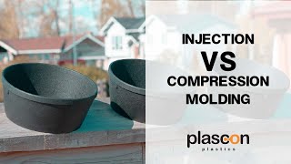 Compression Molding Vs Injection Molding  Plastic Molding [upl. by Odnomar]