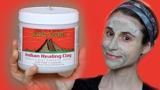 AZTEC SECRET HEALING CLAY MASK REVIEW DR DRAY [upl. by Aled]