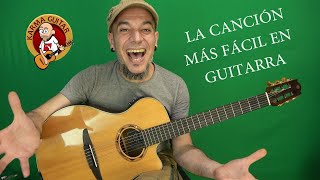 La Canción Más Fácil en Guitarra Tutorial Principiantes [upl. by Aztiraj184]