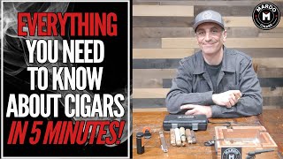 CIGARS 101  Everything You Need to Know About Cigars in 5 Minutes [upl. by Amadas748]