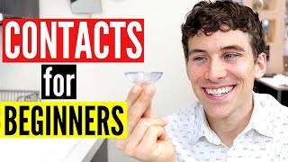 Contact Lenses for Beginners  How to Put in Contacts [upl. by Neyugn]