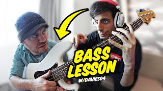 Slap Bass Lesson w Davie504 [upl. by Niriam]