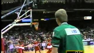 Larry Birds Legendary Moment in the Three Point Shootout [upl. by Pournaras713]