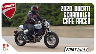 2020 Ducati Scrambler Cafe Racer  First Ride [upl. by Rollecnahc781]