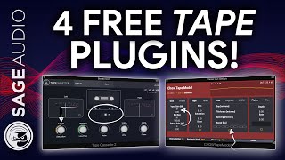 Top 4 FREE Tape Emulation Plugins [upl. by Zippel650]