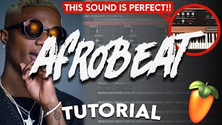 MAKING AN AFROBEAT FROM SCRATCH Afrobeat Tutorial  FL Studio [upl. by Cyprio]