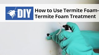 How to Use Termite Foam  Termite Foam Treatment [upl. by Sulohcin249]