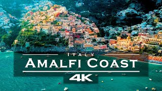 Amalfi Coast Italy 🇮🇹  by drone 4K [upl. by Eilerua]