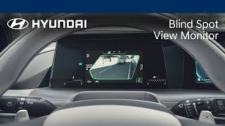 How Blind Spot View Monitor Works  Hyundai [upl. by Asylla]