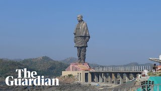 India unveils worlds tallest statue [upl. by Piggy]