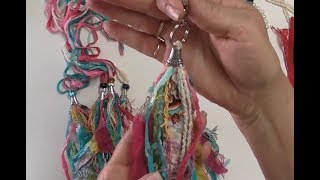 How to Make Fabric and Fiber Tassels Tutorial [upl. by Reste]