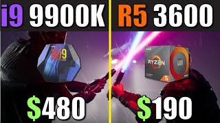 Ryzen 5 3600 vs i9 9900K  How Big is the Difference [upl. by Lienahs]