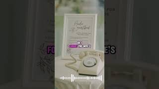 Funny Audio Guestbook Phone Wedding Messages [upl. by Lu]