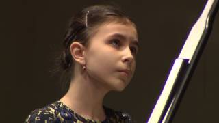 Alexandra Dovgan 9 yo IInd Vladimir Krainev Moscow International Piano Competition [upl. by Woods]