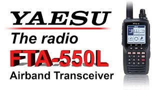 Yaesu FTA550L Handheld Airband Transceiver at MLampS [upl. by Ansela]