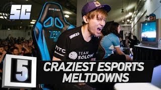 5 Craziest Meltdowns in eSports History  LoL eSports [upl. by Nitz]