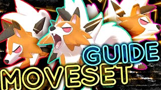 DUSK FORM LYCANROC MOVESET GUIDE How to use Lycanroc Pokemon Sword and Shield ⚔️🛡️ [upl. by Chaunce131]