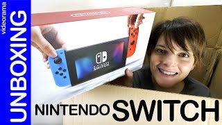 Nintendo Switch unboxing [upl. by Akahc]