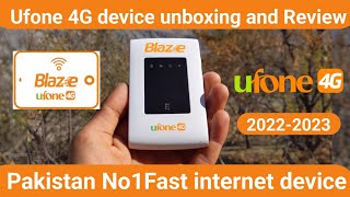 Ufone 4G Wifi Device  Ufone 4G Device Unboxing amp Review [upl. by Litnahs]